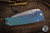 Medford Slim Midi Folding Knife Teal to Blue Fade Titanium 3.25" Tanto Tumbled