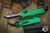  Heretic Knives Hydra V3 Toxic Green Aluminum OTF Knife 3.6" Tanto Two-Tone Black H006-10A-TXGRN 