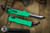  Heretic Knives Hydra V3 Toxic Green Aluminum OTF Knife 3.6" Tanto Two-Tone Black H006-10A-TXGRN 