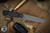 Toor Knives Overlord Woodland Fixed Blade Knife Black G10 4.5" Tanto Gray