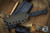 Toor Knives Overlord Woodland Fixed Blade Knife Black G10 4.5" Tanto Gray