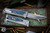  Reate EXO-M G10 Blue/Black OTF Knife Titanium 2.95" Drop Point Satin