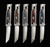 Reate EXO-M G10 Red/Black OTF Knife Titanium 2.95" Tanto Satin