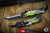 Heretic Knives Hydra V3 Green Camo Aluminum OTF Knife 3.6" Tanto Two-Tone Black H006-10A-HCAMO