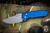 ProTech Les George SBR Short Bladed Rockeye Automatic Knife Blue 2.5" Stonewash  LG401