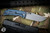 Mcnees Knives PM Mac 2 Titanium Atomic Blue/Bronze Shockwave 3.5" Stonewash