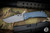 McNees Knives PM Mac 2 Blue/Bronze "Atomic Frag" Titanium Knife 3.5" Stonewash