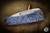 Medford Slim Midi Folding Knife Peaks & Valleys Sculpted Blue/Bronze Titanium 3.25" Tanto Tumbled