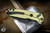 Medford Infraction Folding Knife Green Titanium 3.6" DLC Drop Point
