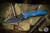 Medford Infraction Folding Knife Blue/Violet DragonSkin Sculpted Titanium 3.6" Drop Point DLC