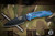 Medford Infraction Folding Knife Blue/Violet DragonSkin Sculpted Titanium 3.6" Drop Point DLC