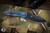 Medford Infraction Folding Knife Blue/Violet DragonSkin Sculpted Titanium 3.6" Drop Point DLC