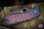 Medford TFF-1 Tactical Fighting Folder Knife Pink w/Blue-Violet Diamond Gator Sculpted Titanium 4.0" Vulcan