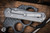  Chris Reeve Knives Large Sebenza 31 Unique Graphic Blasted Titanium 3.6" Boomerang Damascus L31-1402