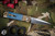 ProTech Godson Custom Automatic Folding Knife Blue/Bronze Jigged Titanium 3.15" Spear Point Satin - 2024.003