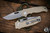 Demko Knives AD20.5 Shark Lock Folding Knife Coyote G10 3.2" S35VN Clip Point Stonewash