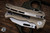Demko Knives AD20.5 Shark Lock Folding Knife Coyote G10 3.2" S35VN Shark Foot Stonewash