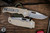 Demko Knives AD20.5 Shark Lock Folding Knife Coyote Tan G10 3.2" 3V Clip Point Stonewash