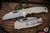 Demko Knives AD20.5 Shark Lock Folding Knife Coyote Tan G10 3.2" 3V Shark Foot Stonewash