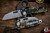 Demko Knives AD20.5 Shark Lock Folding Knife Digi Camo G10 3.2" 3V Shark Foot Stonewash
