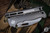 Demko Knives AD20.5 Shark Lock Folding Knife Textured Titanium 3.2" 20CV Shark Foot Stonewash