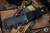 Demko Knives Armiger 4 Fixed Blade Knife Black 4.2" Spear Point Serrated Black