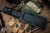 Demko Knives Armiger 4 Fixed Blade Knife Black 4.2" Tanto Black