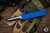 Heretic Knives Manticore E OTF Automatic Knife Blue 3" Tanto Two-Tone Black H027-10A-BLU (Preowned)