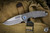 Curtiss Knives F3 Medium Slicer Flipper Titanium Frag Milled Blue Accents 3.25" S45VN (Preowned)