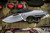 Koenig Knives "Arius" Titanium Style 55 3.5" Handrubbed M390 