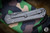 Chris Reeve Knives Large Sebenza 31 Unique Graphic Cabochon 3.6" Drop Point Ladder Damascus L31-1412 