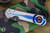  Chris Reeve Knives Large Sebenza 31 Unique Graphic Cabochon 3.6" Drop Point Ladder Damascus L31-1412