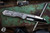 Heretic Knives Custom "Jinn" Slip Joint Titanium/Meteorite Inlay 3" Mirror Polish