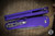 ProTech Malibu Flipper Manual Folding Knife Purple Textured 3.25" MagnaCut Wharncliffe Stonewash -Blade Texas 2024 Show Special