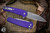 ProTech Malibu Flipper Manual Folding Knife Purple Textured 3.25" MagnaCut Wharncliffe Stonewash -Blade Texas 2024 Show Special