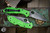 Spyderco Salt 2 Lightweight Lockback Knife Green 3" Satin Spyderedge Serrated C88FSGR2