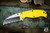 Spyderco Enuff Salt Fixed Blade Knife FRN Yellow 2.75" Sheepsfoot Satin Serrated FB31SYL