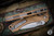 Microtech Amphibian Ram-LOK Folding Knife Fluted Tan G10 3.9" Stonewash Serrated 137RL-11FLGTTA