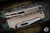Demko Knives MG AD20S Tan G10 Shark Lock Folder 20CV Clip Point Stonewash 