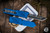 Guardian Tactical GTX-025 Blue OTF Automatic Knife 2.5" Dark Stonewash Tanto 12-4621