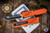 Guardian Tactical GTX-025 Burnt Orange OTF Automatic Knife 2.5" Two Tone Black Tanto 12-4221