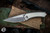 Sharknivco Knives Custom Shiru Ivory Titanium Blasted, G10 Inlays 3" Hand Rubbed  (Preowned)