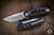 Reate PL-XT Pivot Lock Knife Black Micarta 3" Drop Point Stonewash