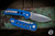 Reate PL-XT Pivot Lock Knife Blue G10 3" Drop Point Stonewash 