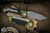 Microtech LUDT Automatic Folding Knife OD Green/Grip Inlay 3.4" Tanto Apocalyptic Stonewash 1136-10APOD