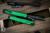 Heretic Knives Cleric 2 OTF Automatic Knife Black/Toxic Green 4.25" Dagger DLC Serrated H020-6C-TXHDW