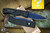 ProTech TR-2 Tactical Response Auto Folding Knife Black Aluminum Abalone Button 3" MagnaCut Sapphire Blue-T203-SB