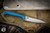Spyderco Counter Puppy Kitchen Knife Blue Polymer 3.4" Stainless Satin Serrated K20SBL
