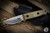 Benchmade Sibert Mini Bushcrafter Fixed Blade Knife OD Green G10 3.4" Drop Point Stonewash  165-1