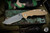 Rick Hinderer Knives XM-24 4.0" Spearpoint Knife Coyote G10, Stonewash
